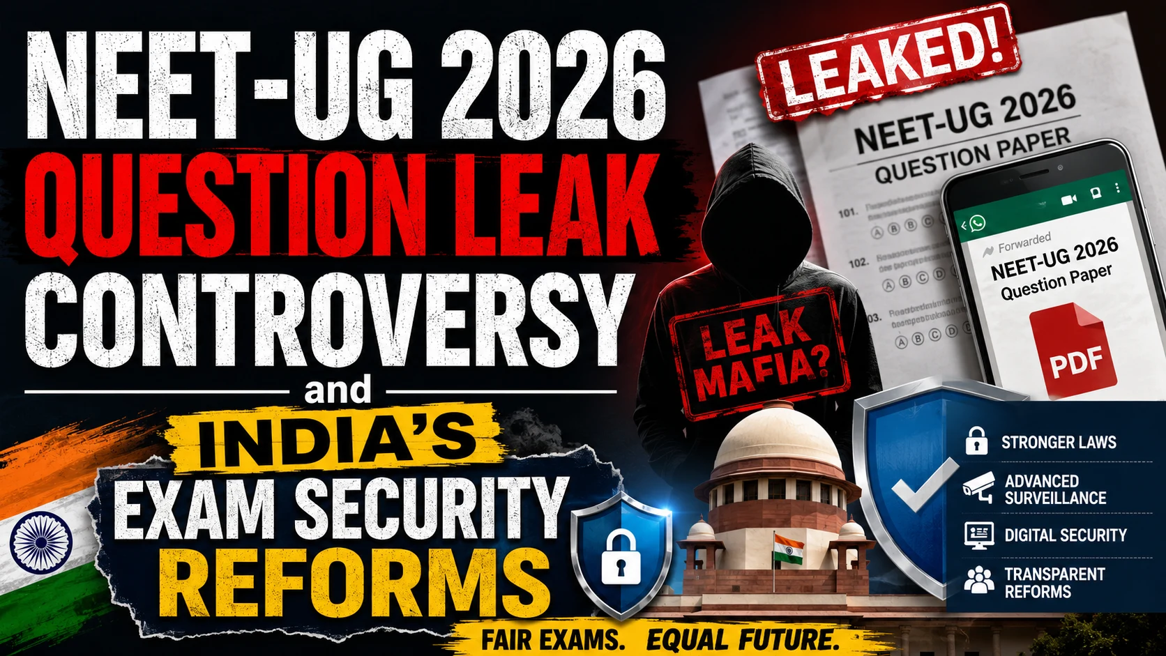 NEET-UG 2026 Question Leak Controversy and India’s Exam Security Reforms